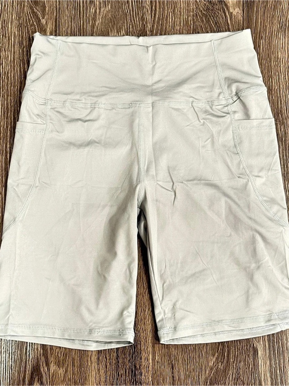 Women's Athletic Shorts in White